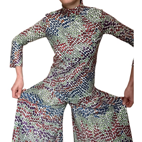 Vintage Vanity Fair Loungy Hostess Jumpsuit - Picture 6 of 8